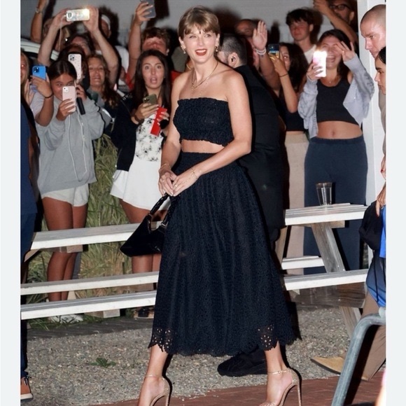 Hill House Other - NWT Hill House Home Black Scallop Lace June Nap Top & Delphine Nap Skirt